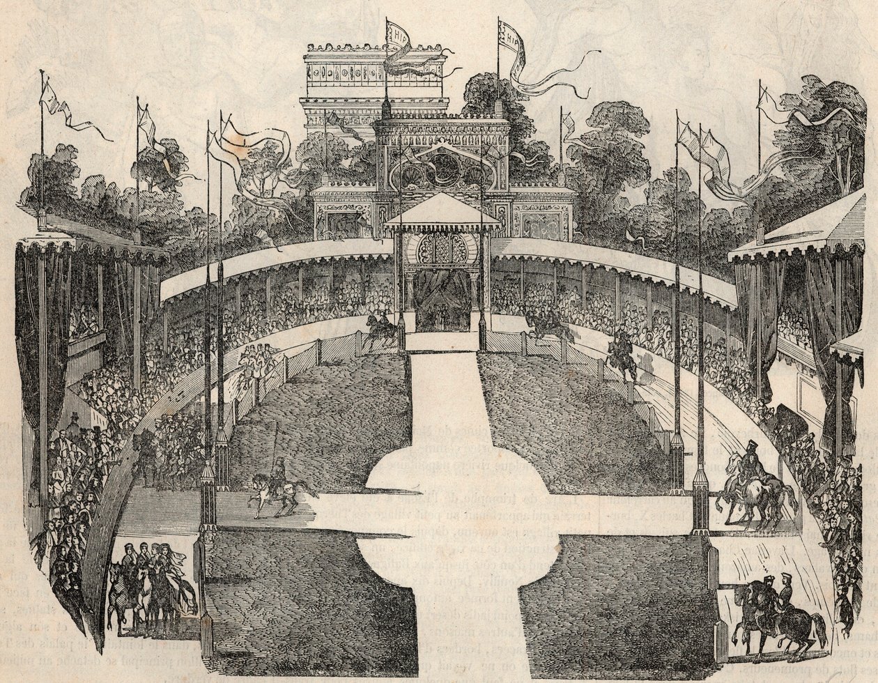 Interieur van het Hippodrome de l