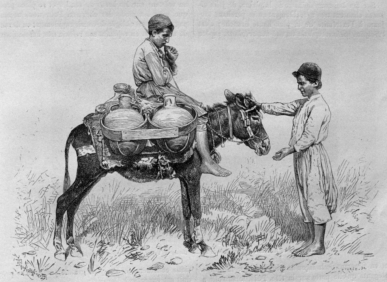 Waterdrager, uit La Syrie d