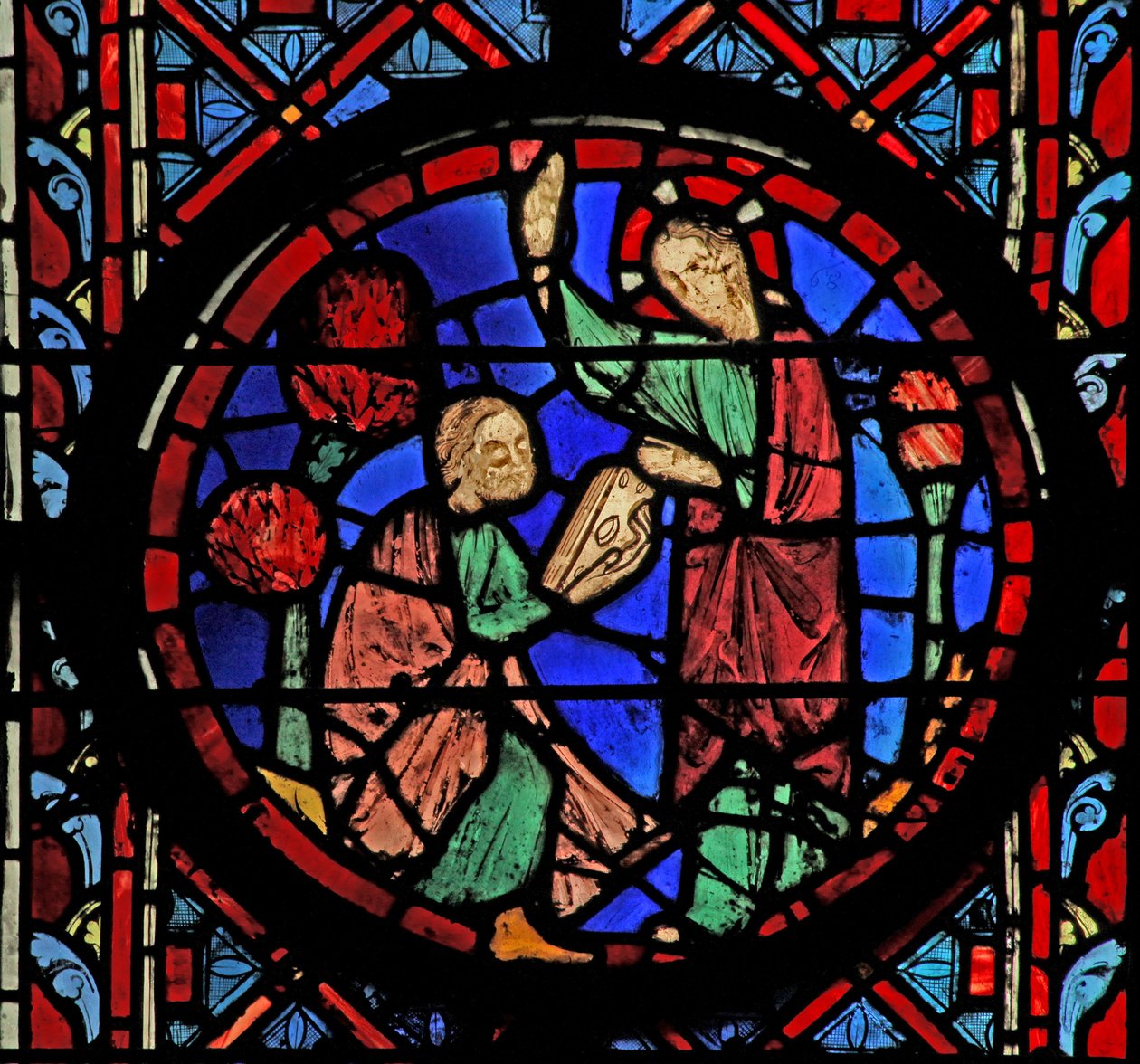 God geeft het boek aan Jeremia door French School