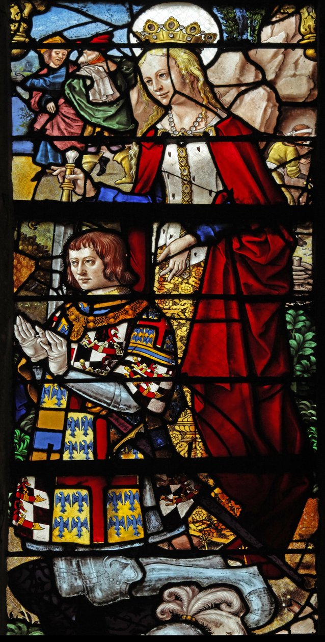 Raam w4 met afbeelding van St. Françoise d