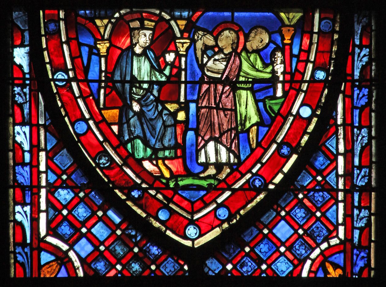 St. Johannes en de vergiftigde beker door French School