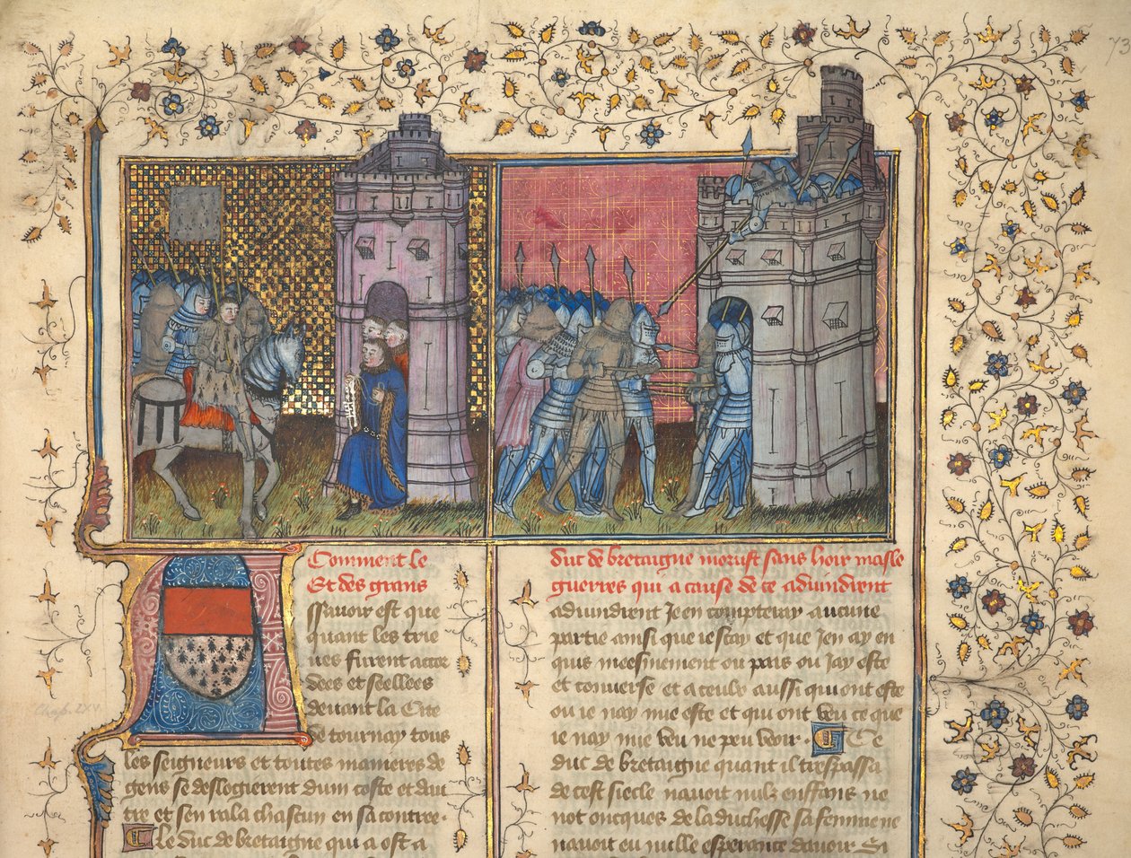 f. 73: Beleg van Brest, uit 