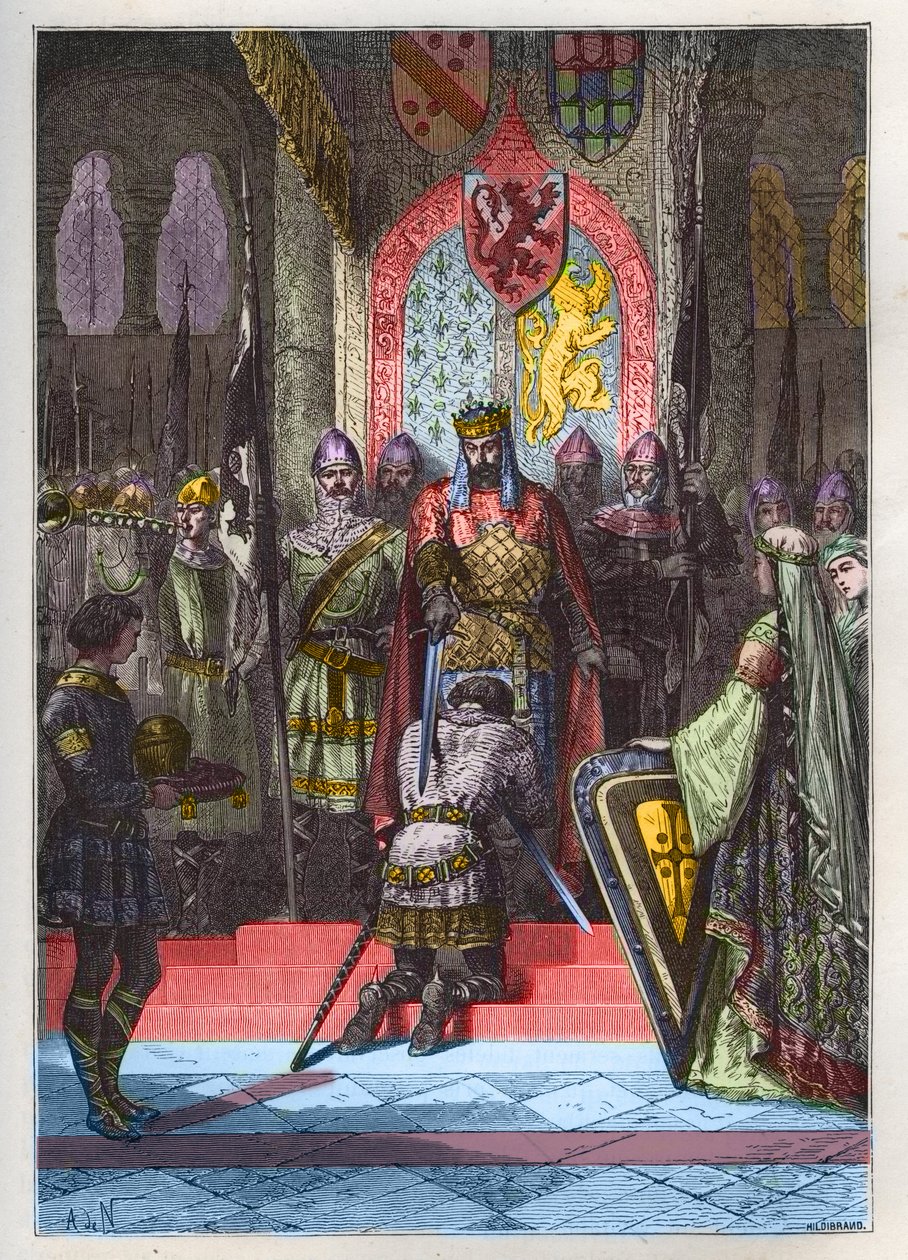 Ridderslag - De Accolade - La Chevalerie - Zachtmoedigheid van een ridder - L