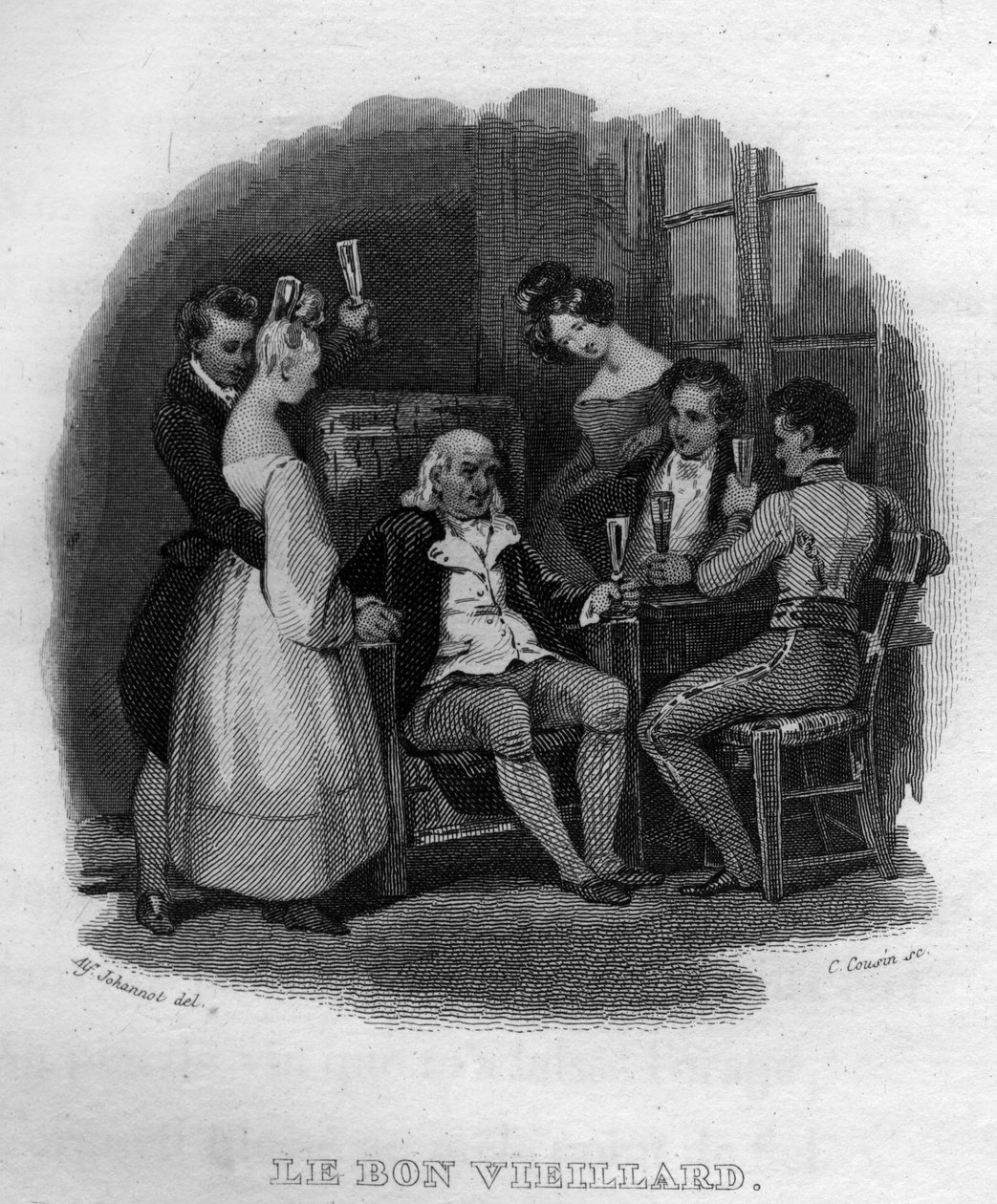 Le bon vieillard Chanson de Beranger in 