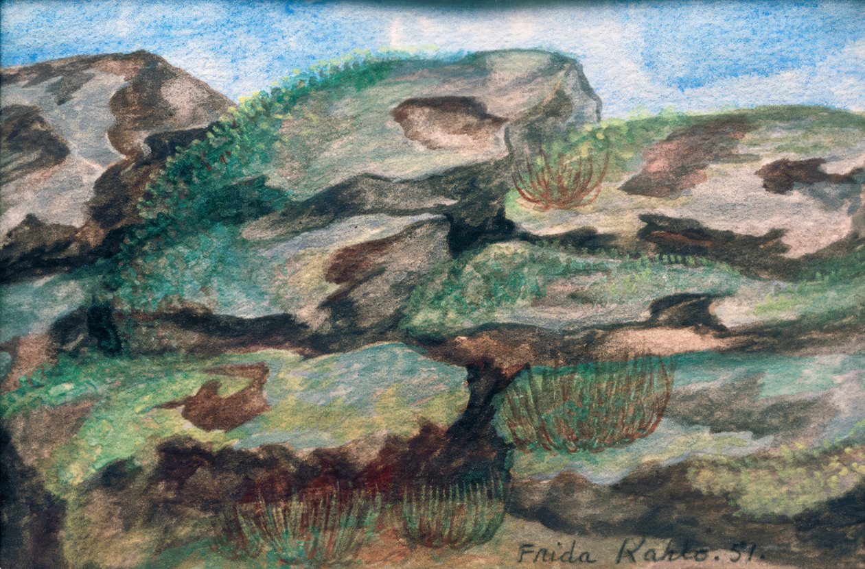 Landschap III door Frida Kahlo