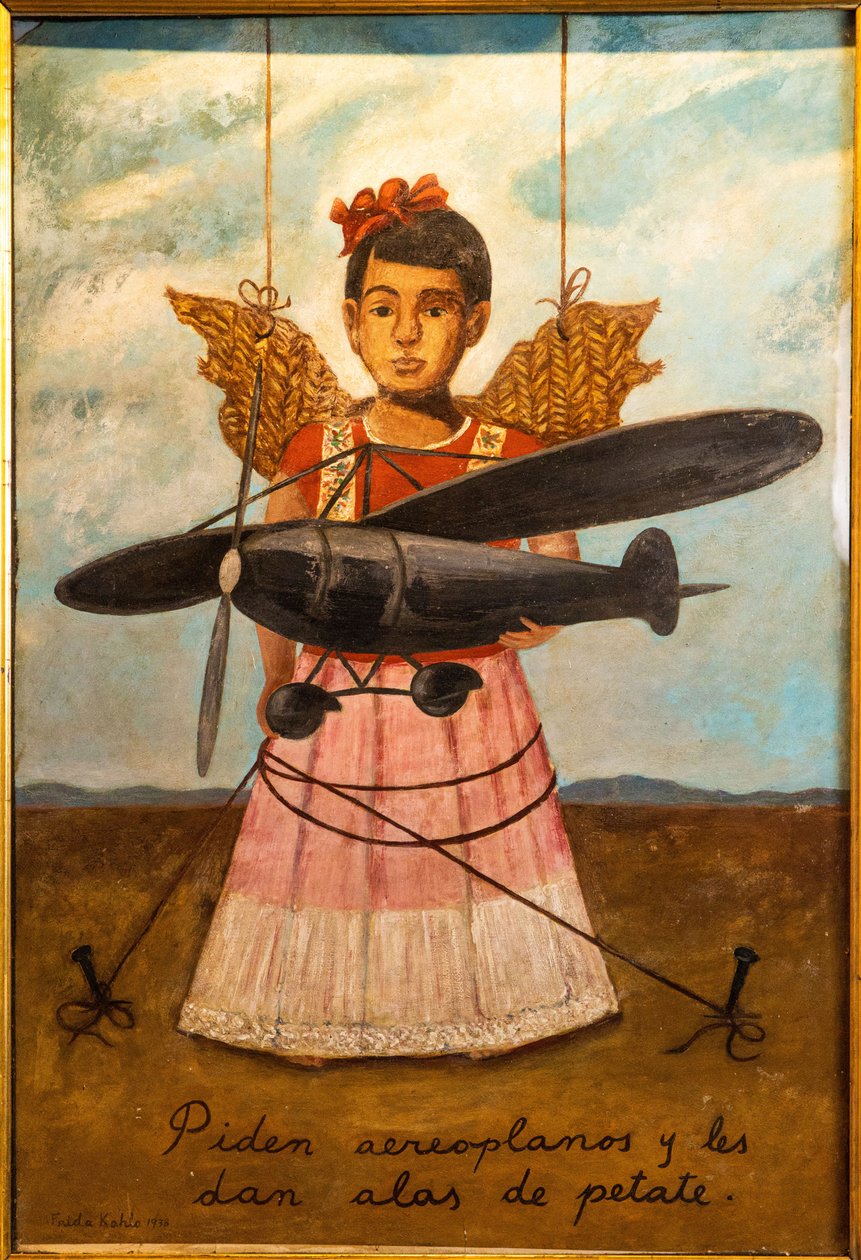 Ze vragen om vliegtuigen en krijgen vleugels van stro door Frida Kahlo
