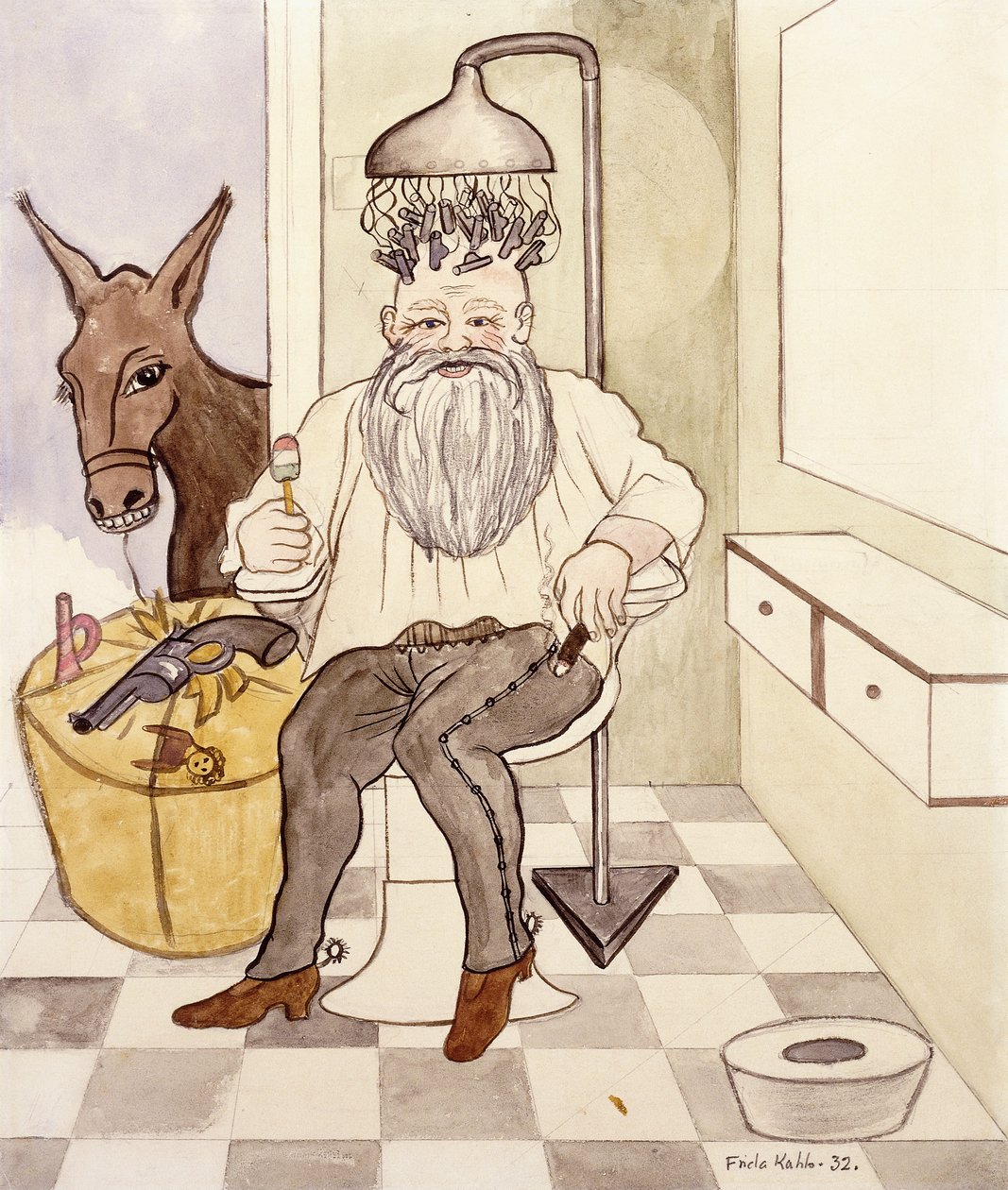 De Schoonheidsshop; El Salon de Belleza door Frida Kahlo