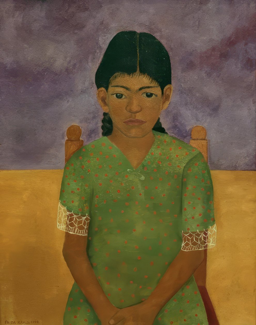 Het meisje Virginia door Frida Kahlo