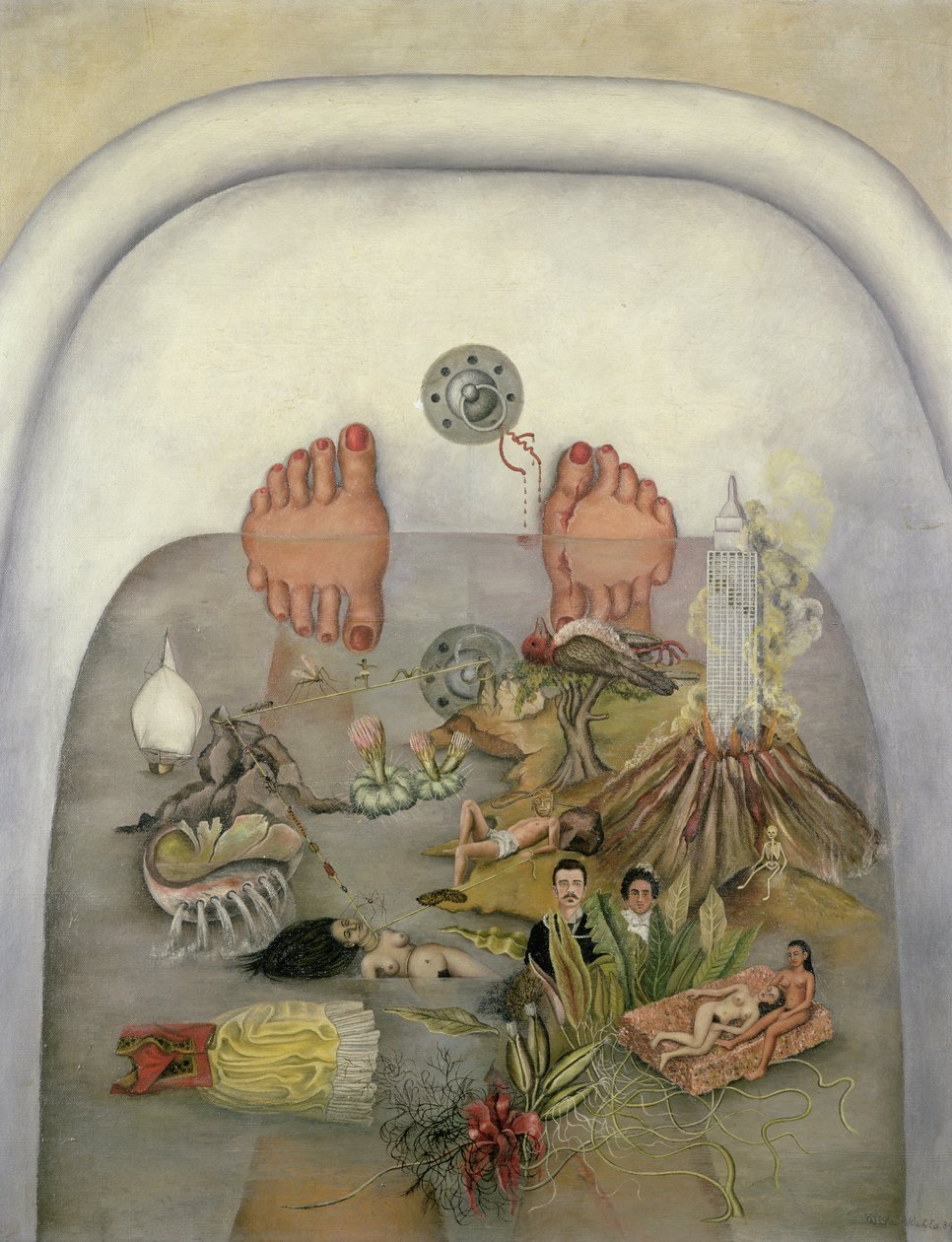 Wat het water me gaf door Frida Kahlo