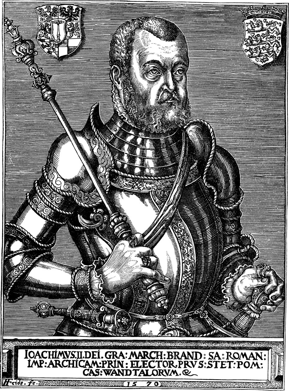 Portret van Joachim II Hector 1505-1571, keurvorst van Brandenburg, 1570 door Friderich
