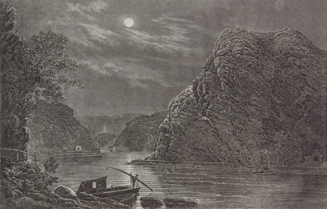Loreley door Pierre Joseph Redouté
