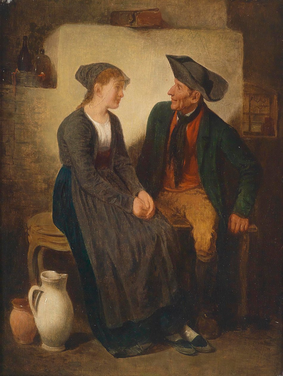 De aanbidder door Friedrich Friedlander