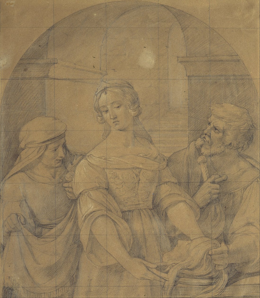 De dochter van Herodias door Friedrich Wilhelm von Schadow