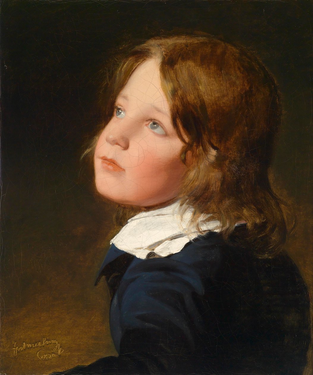Joseph Amerling als jongen door Friedrich von Amerling
