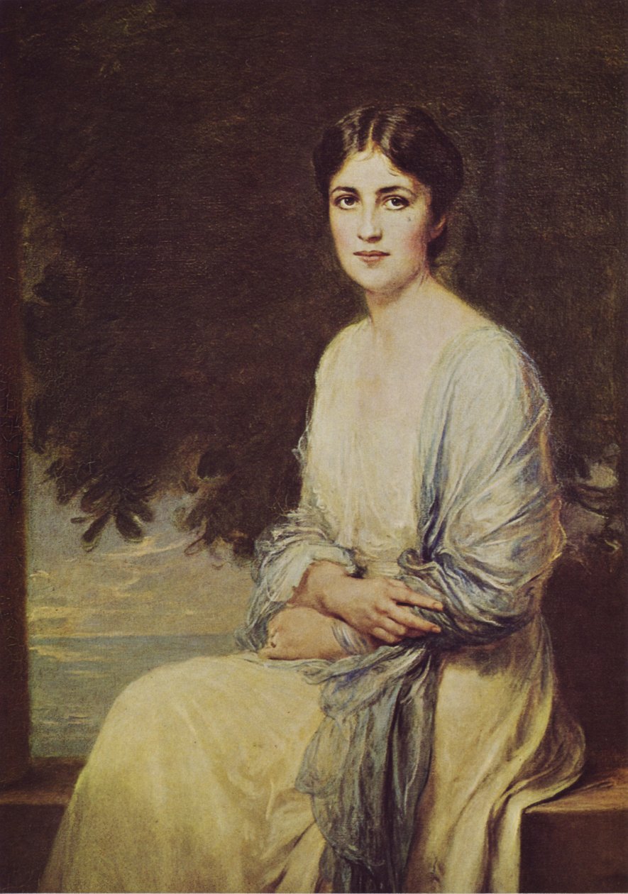 Bertha Krupp, von Kaulbach door Friedrich August von Kaulbach