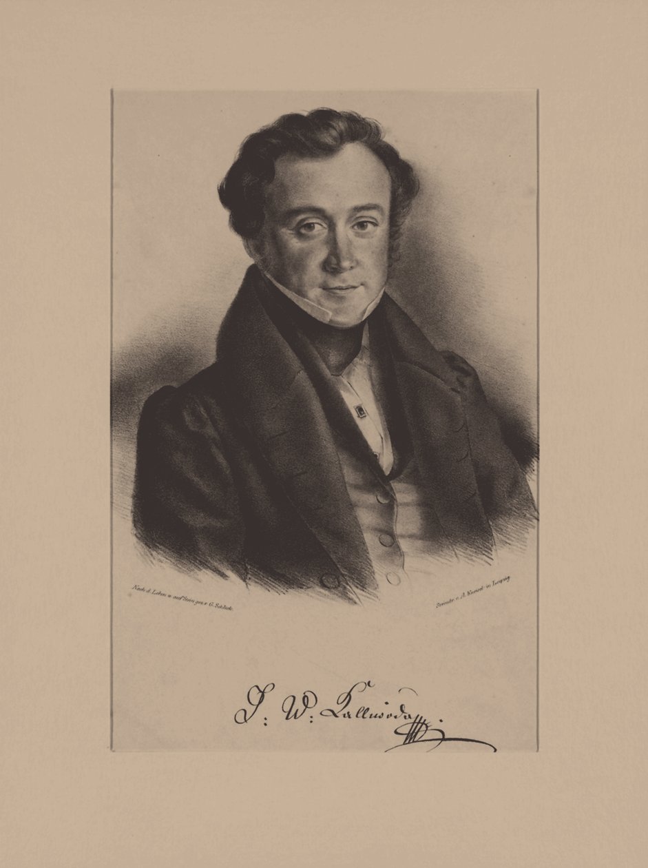 Portret van de componist Jan Kalivoda 1801-1866 door Friedrich Gustav Schlick