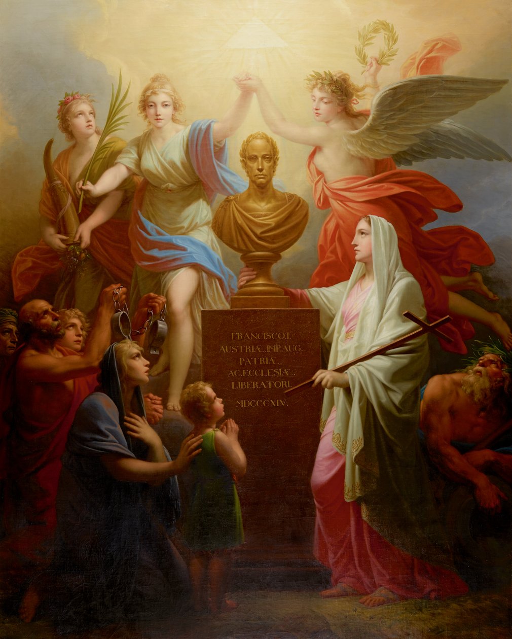 Allegorie op de zegeningen van de vrede door Friedrich Heinrich Fuger