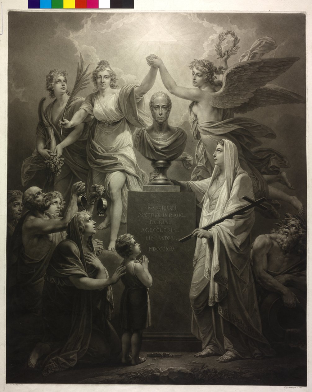 Apotheose van keizer Franz II - De zegening van de vrede door Friedrich Heinrich Fuger
