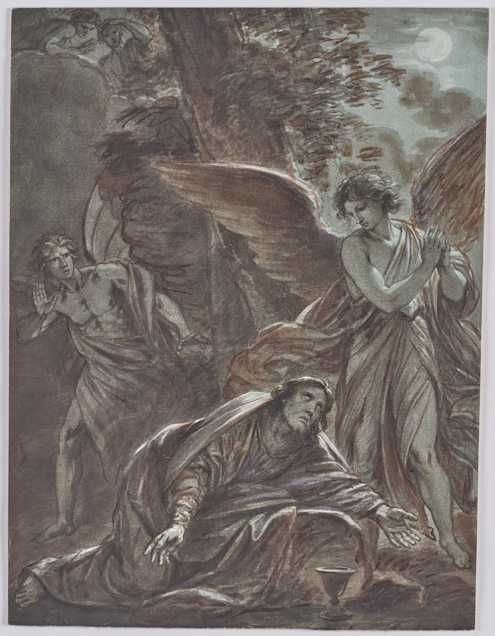 Christus op de Olijfberg door Friedrich Heinrich Fuger