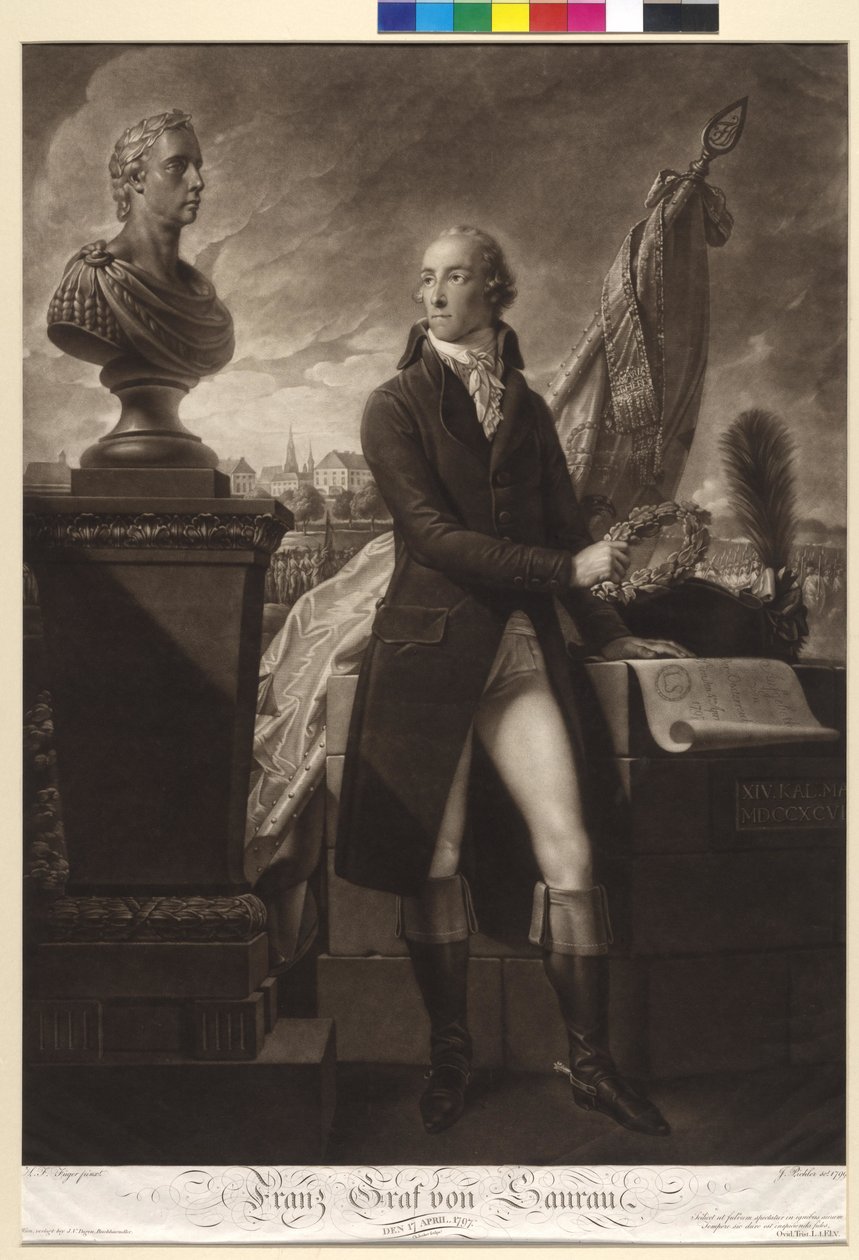 De 17e april Franz graaf von Saurau door Friedrich Heinrich Fuger