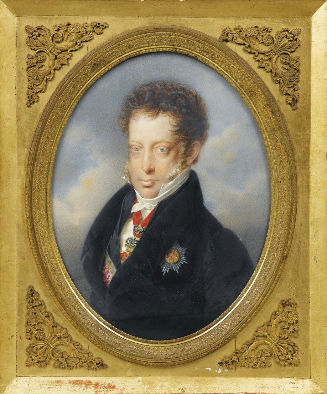Aartshertog Lodewijk van Oostenrijk (1784-1864) door Friedrich Johann Gottlieb Lieder