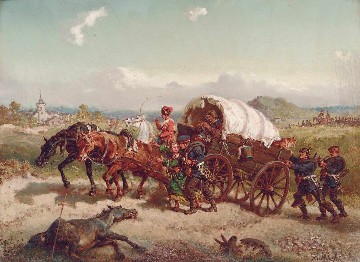 Terugkeer van de Slag door Friedrich Kaiser