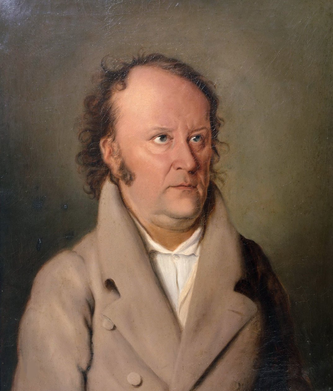 Portret van de schrijver Jean Paul 1763-1825, 1810 door Friedrich Meier