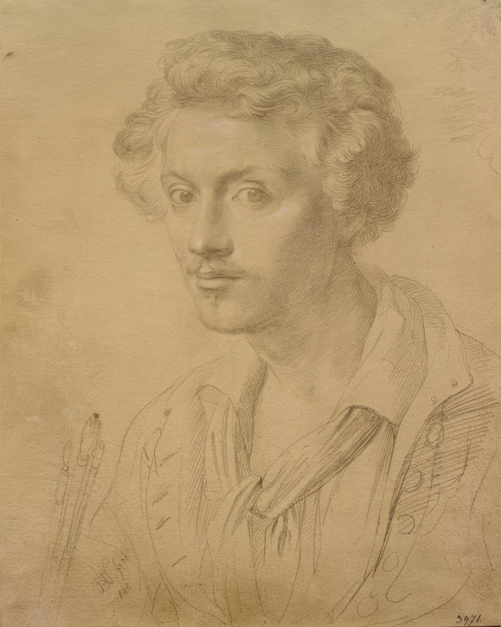 Zelfportret door Friedrich Nerly