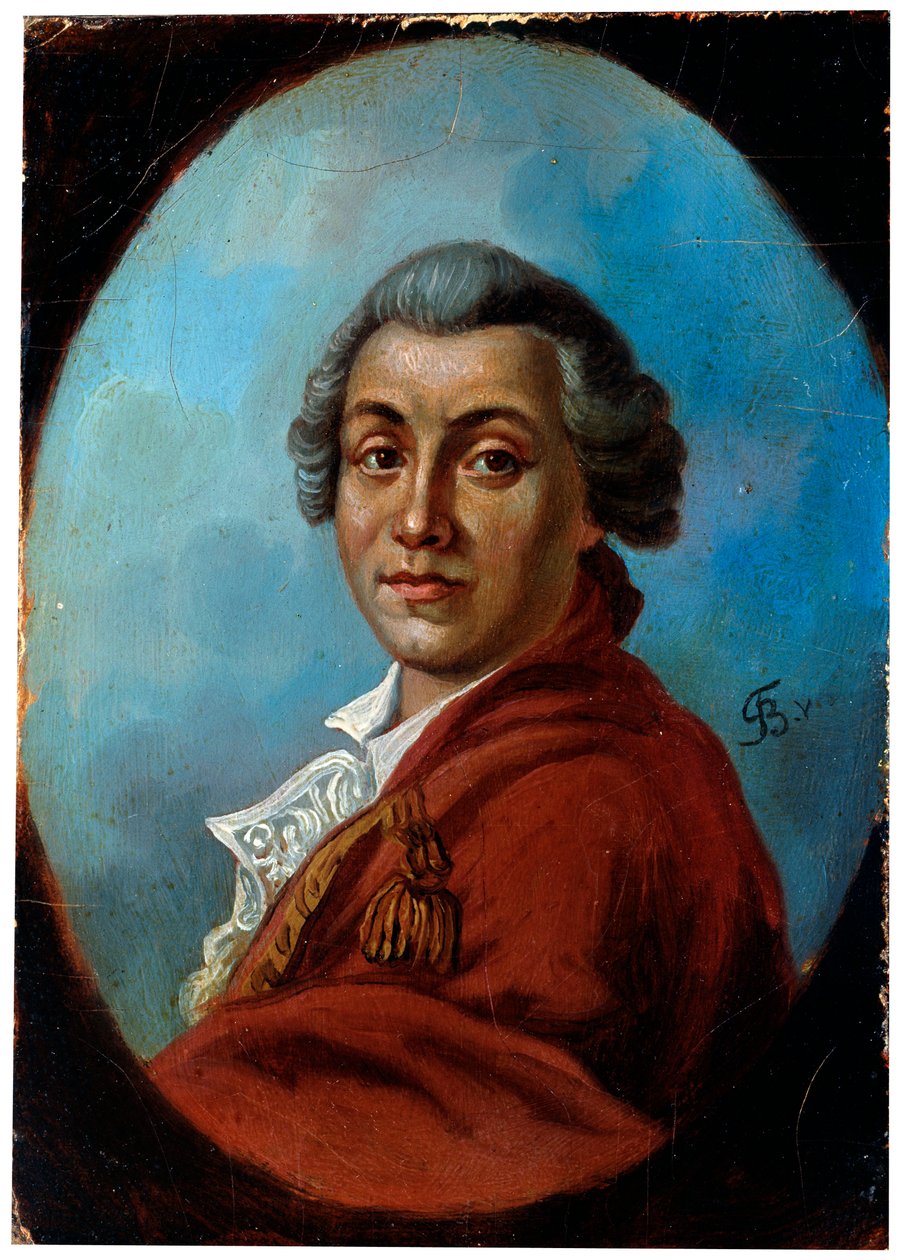 Portret van de dichter Alexander Sumarokov door Friedrich Tischbein