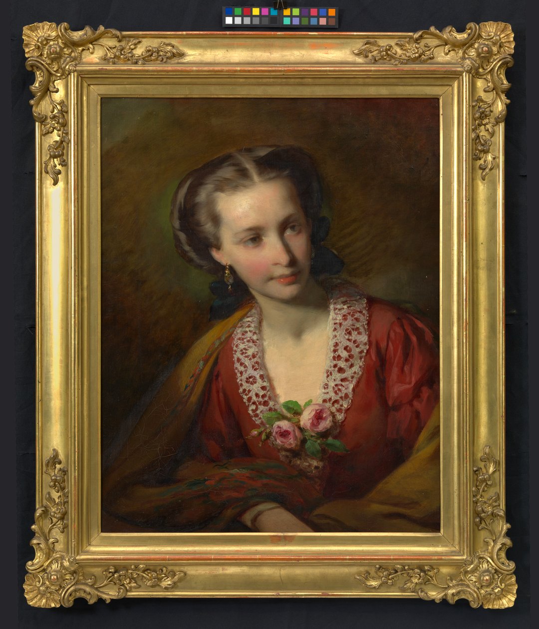 Hermine Amerling (schoonzus van Friedrich Amerling) door Friedrich von Amerling