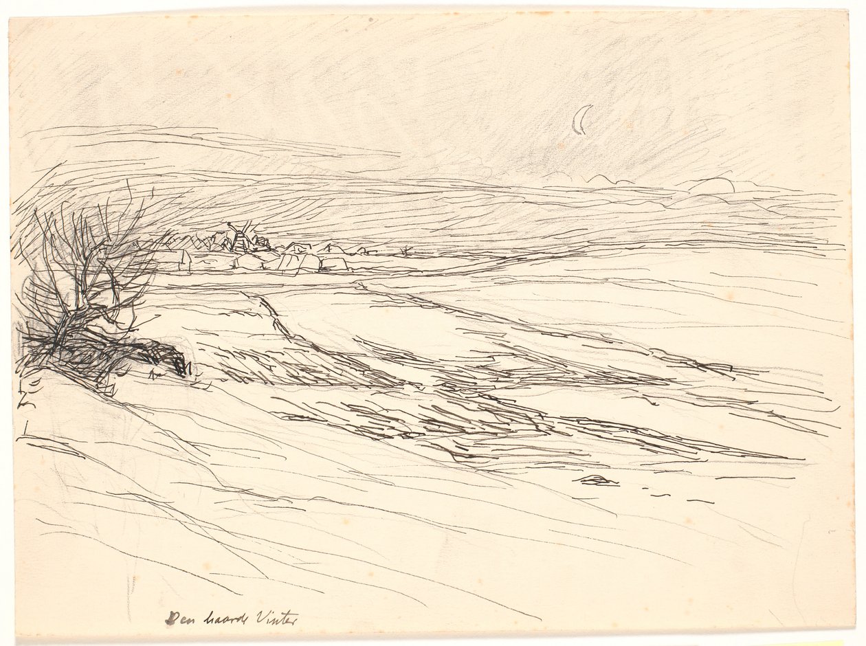 De harde winter door Fritz Syberg