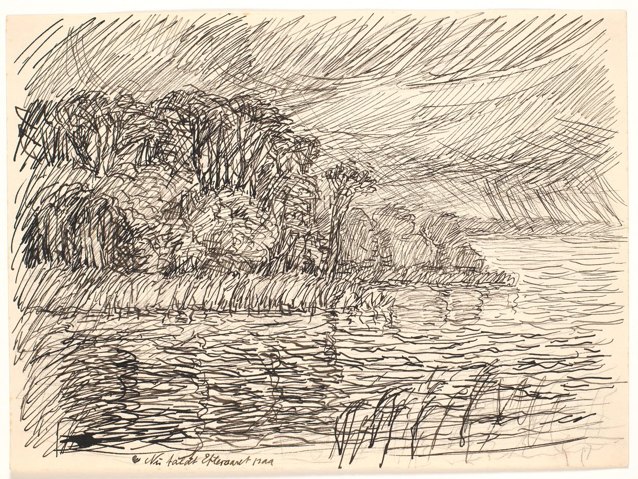Nu viel de herfst door Fritz Syberg