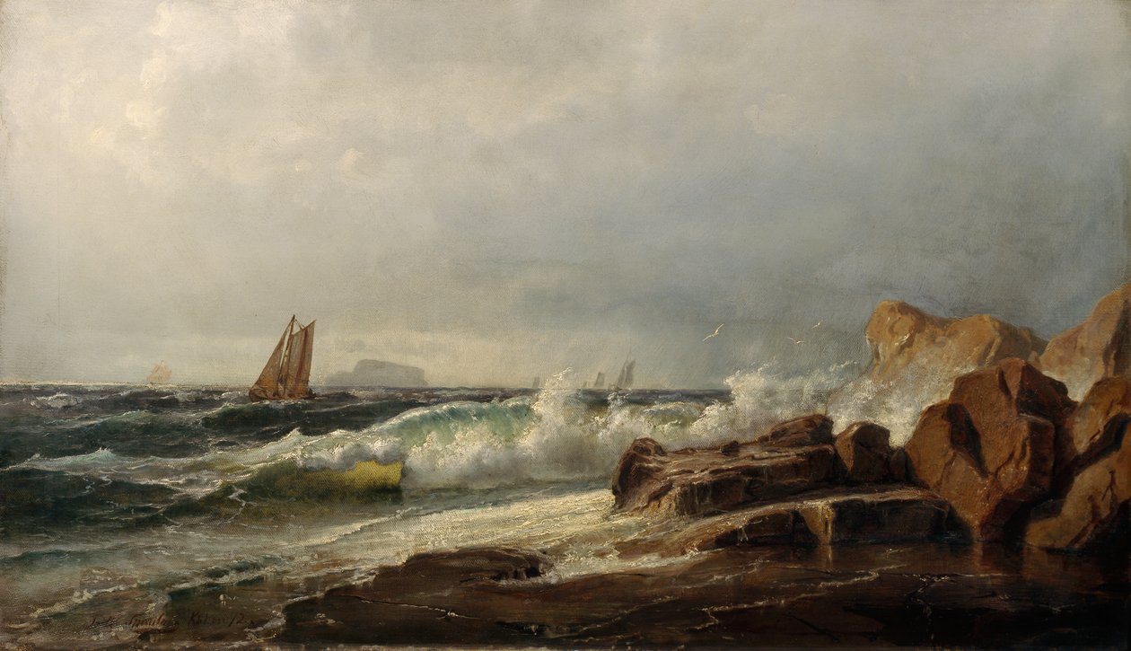 Loodsboten door Fritz Thaulow