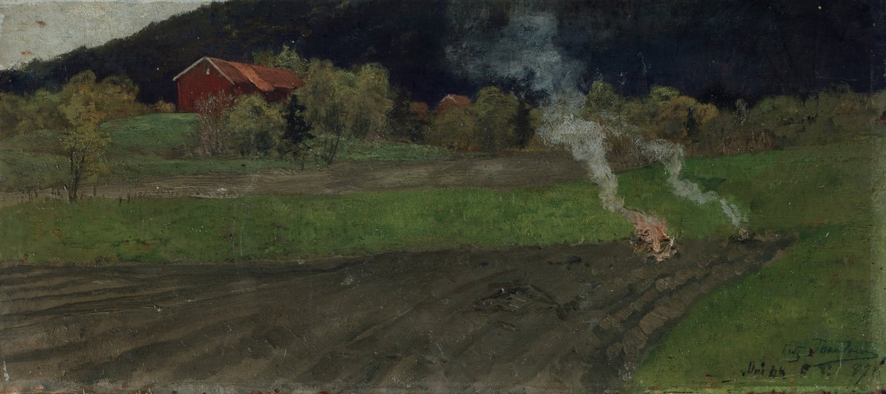 Zonder titel door Fritz Thaulow