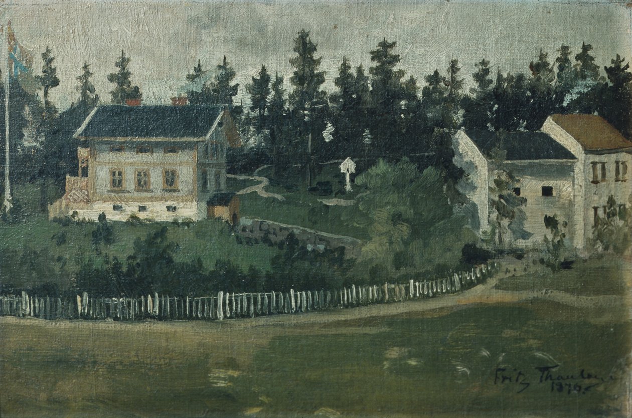 Zonder titel, ca 1870 (schilderij) door Fritz Thaulow