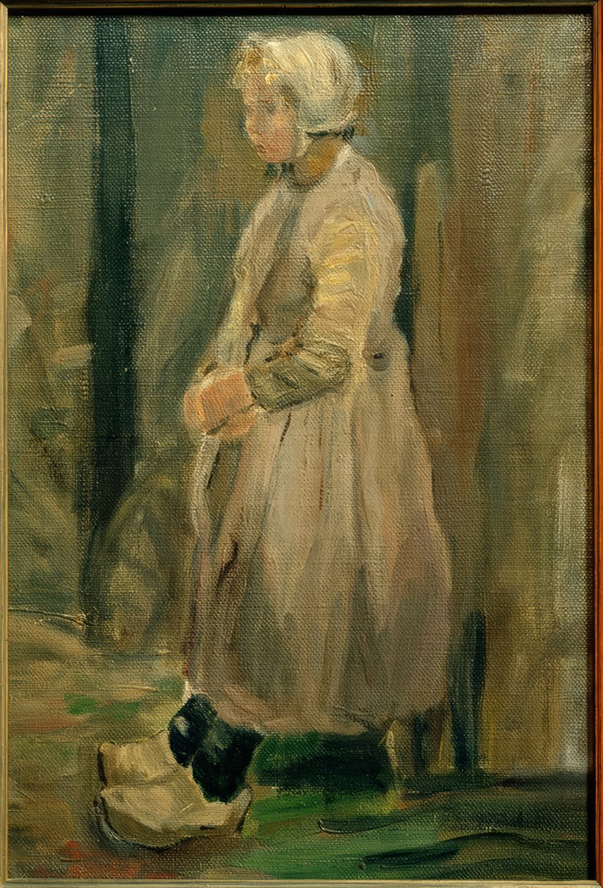 Nederlands visserskind (Zandvoort) door Fritz von Uhde