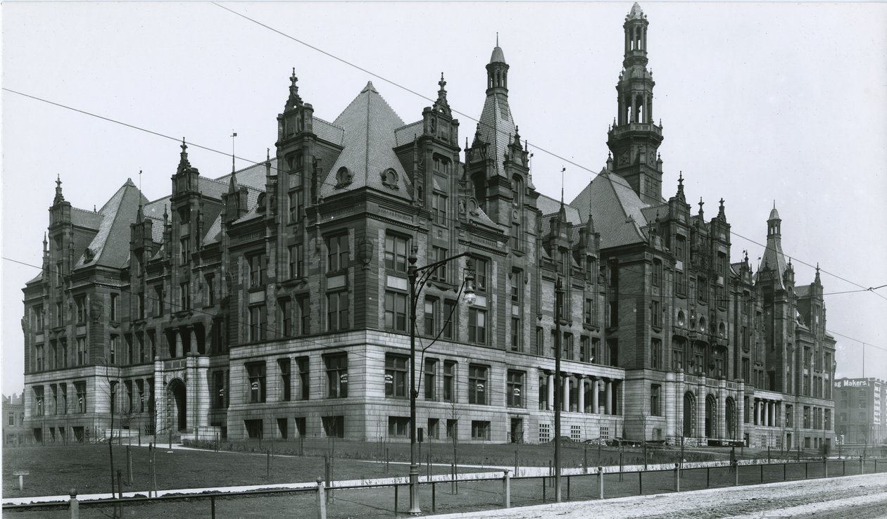 Stadhuis, St. Louis, Missouri, c.1904 door G.P. Hall und Sohn