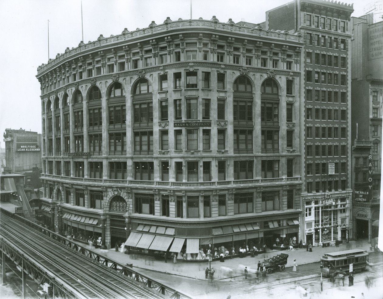 Saks en Company Department Store, New York door G.P. Hall und Sohn