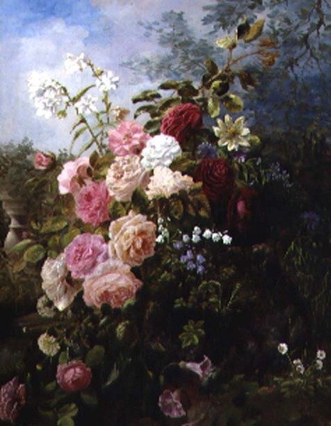 Stilleven met Rozen door G.R. Barr