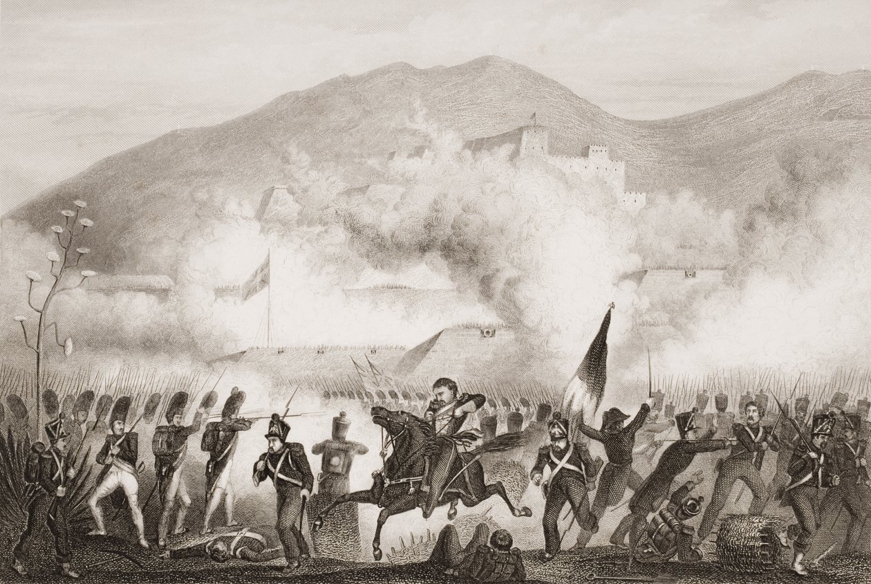 Torres Vedras, 1810, illustratie uit 