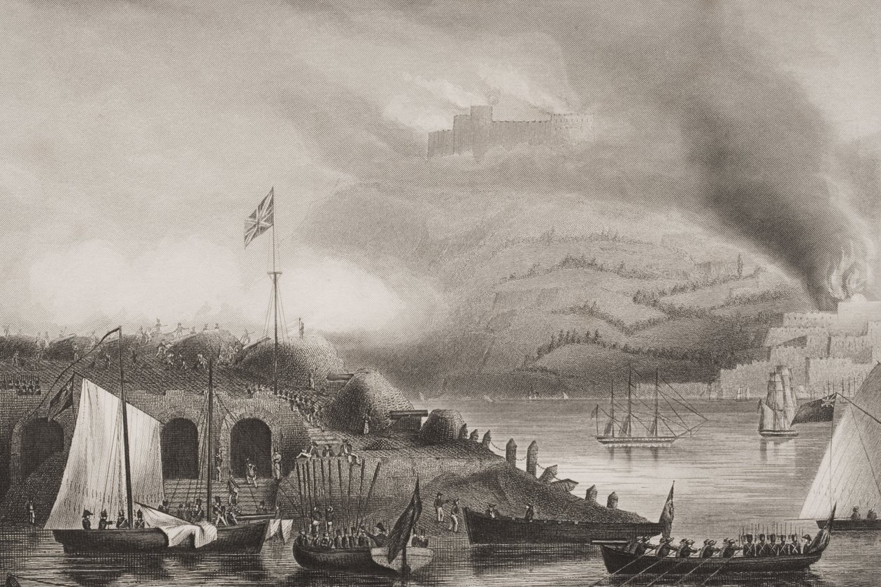 De Bestorming van San Sebastian, 31 augustus 1813, illustratie uit 