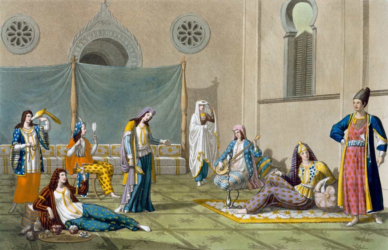 Een Perzisch Harem, uit 