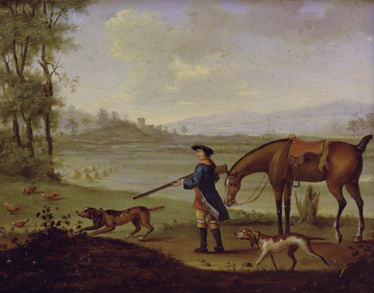 Patrijzenjacht door G. Eichel