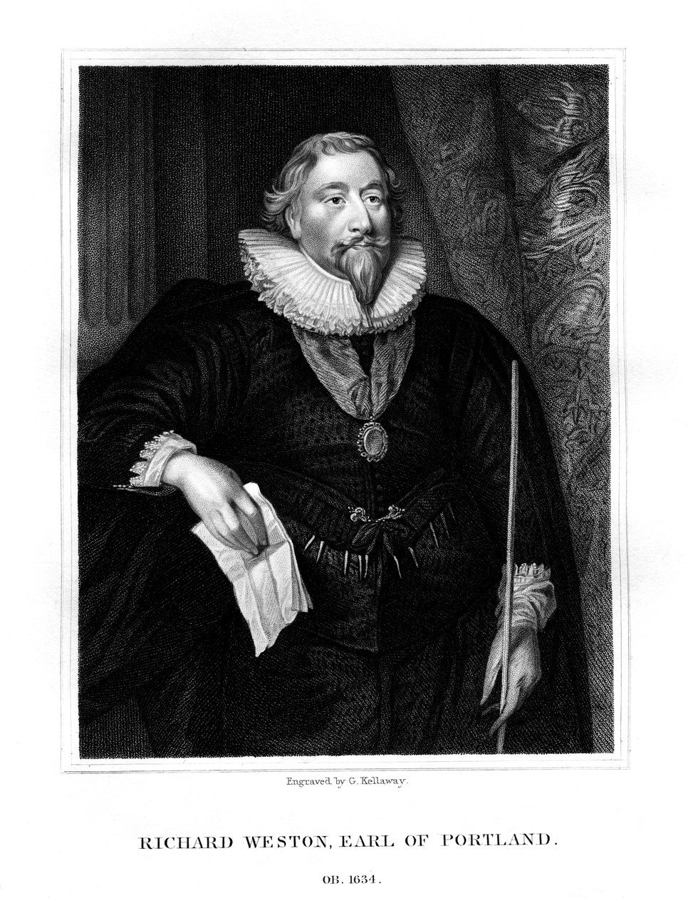 Richard Weston, 1e Graaf van Portland door G. Kellaway