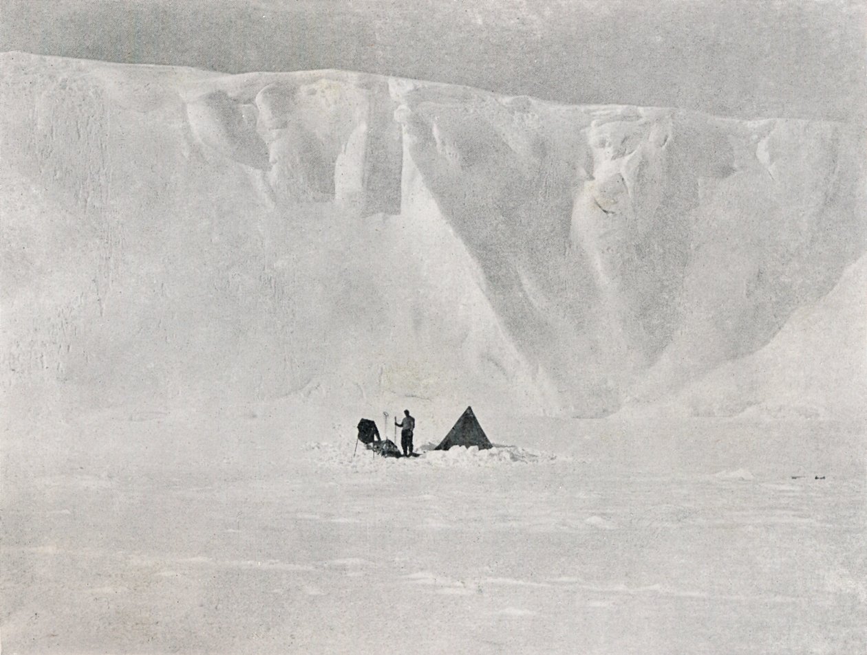 Dugdale Gletsjer, ca. 1911, 1913 door G. Murray Levick