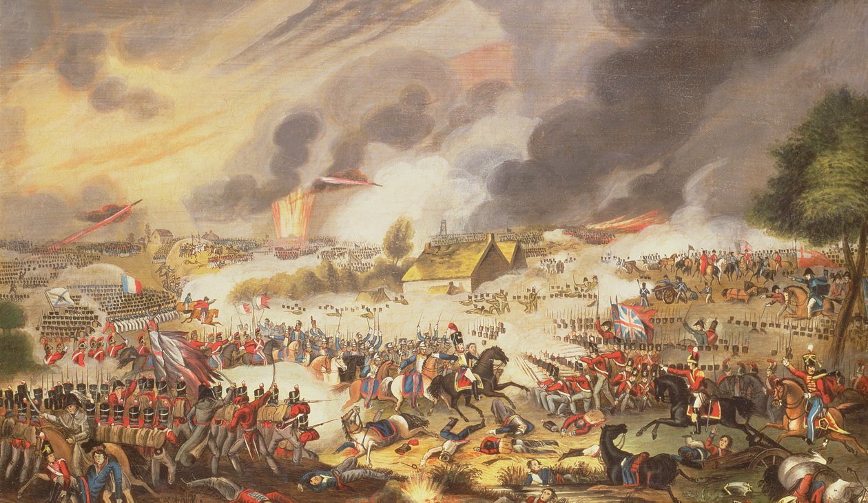 De Slag bij Waterloo, 18 juni 1815 door G. Newton