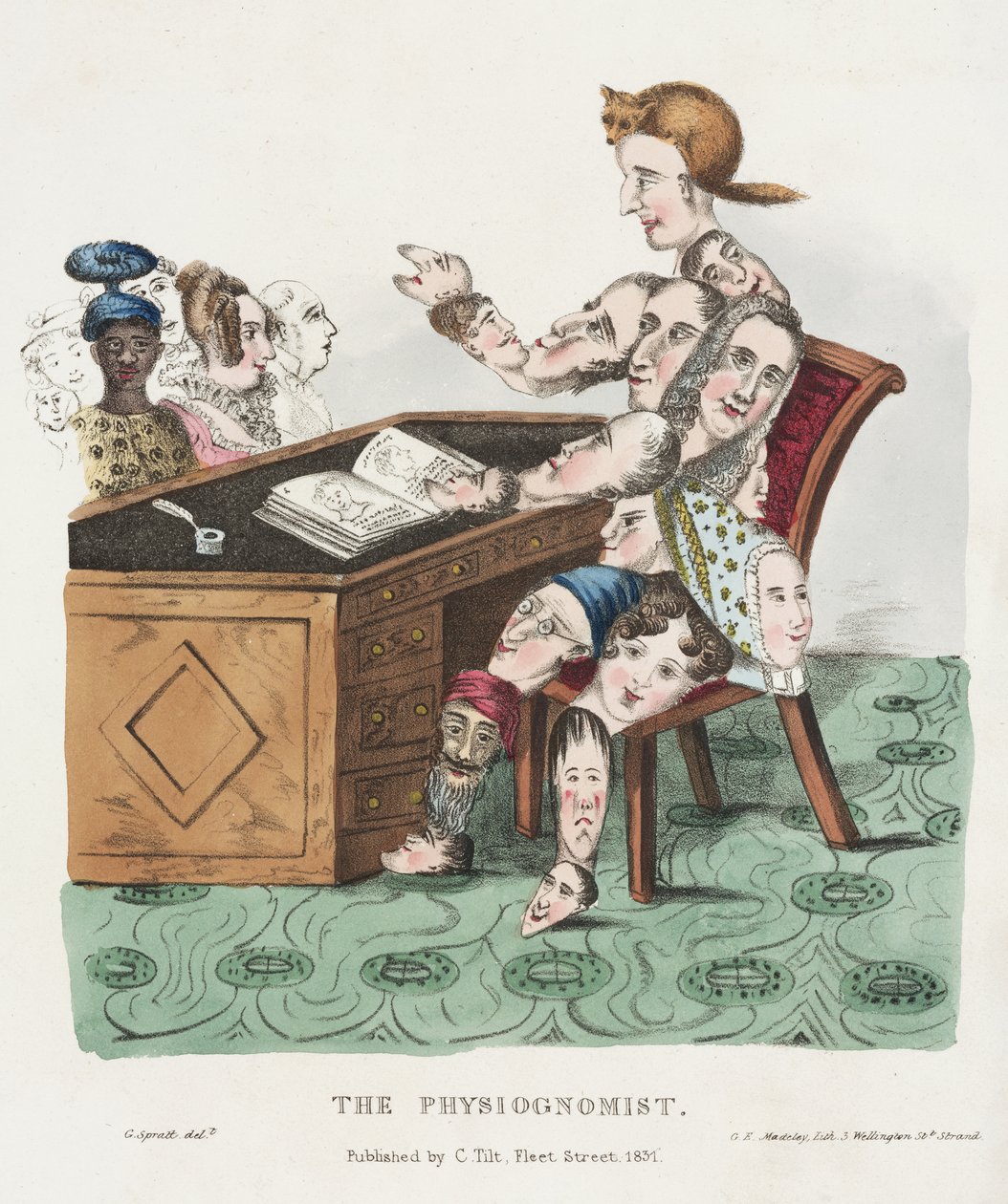 De Fysiognomist, 1831 door G. Spratt