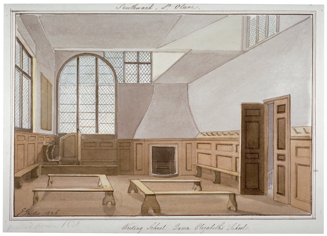 Interieur van St Olave