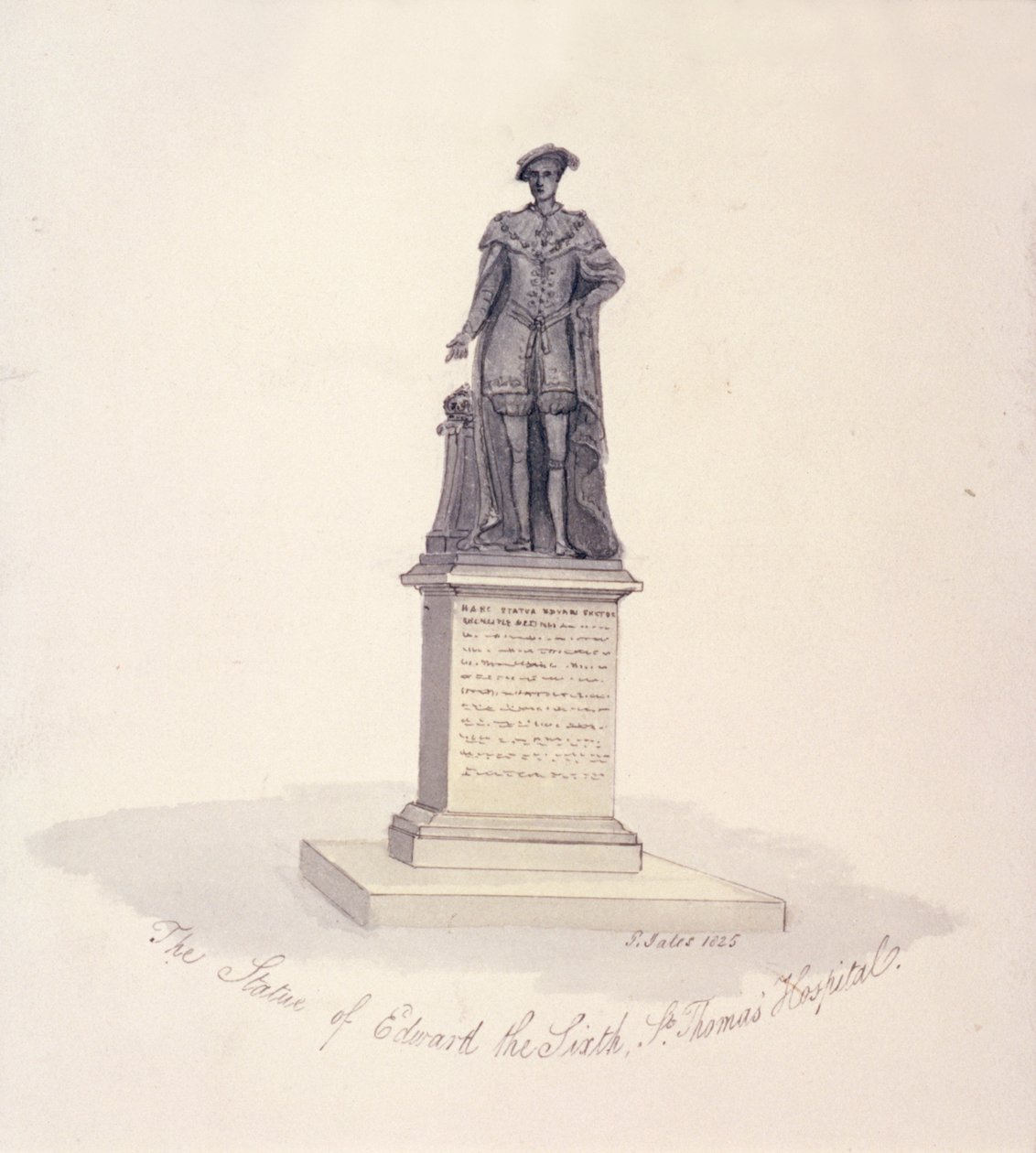Standbeeld van Edward VI in St Thomas