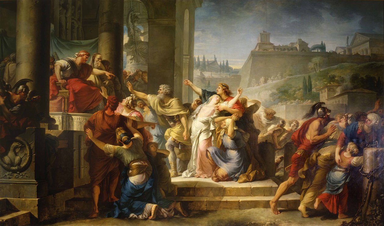 De dood van Virginia door Gabriel Francois Doyen